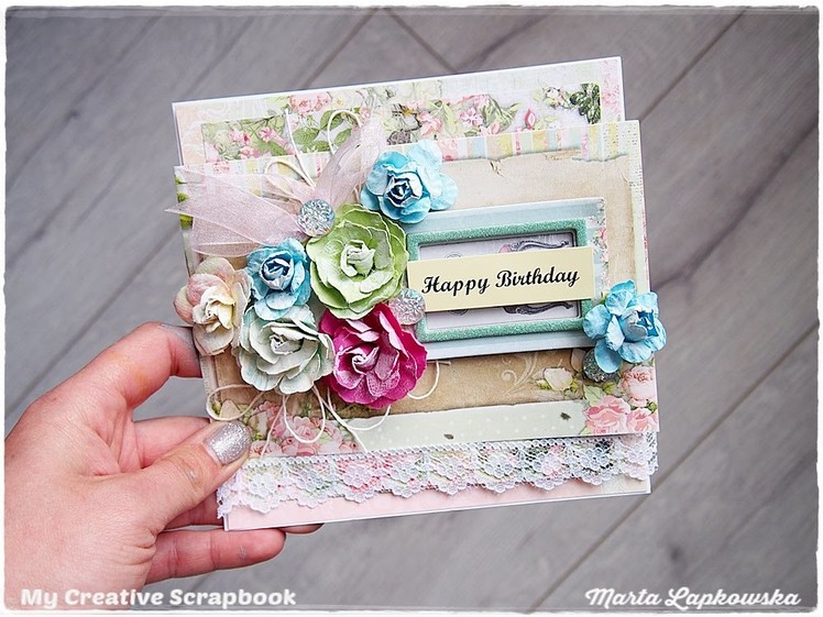 Beginners Shabby Chic Card Tutorial 'Happy Birthday'