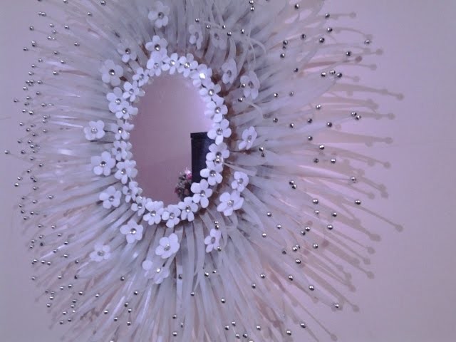 Best Out Of Waste Plastic Wonderful Mirror Wall hanging