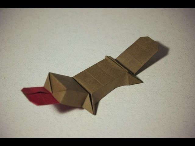 Cool Origami Platypus (duckbill) by Saito Riki | Como hacer ornitorrinco origami
