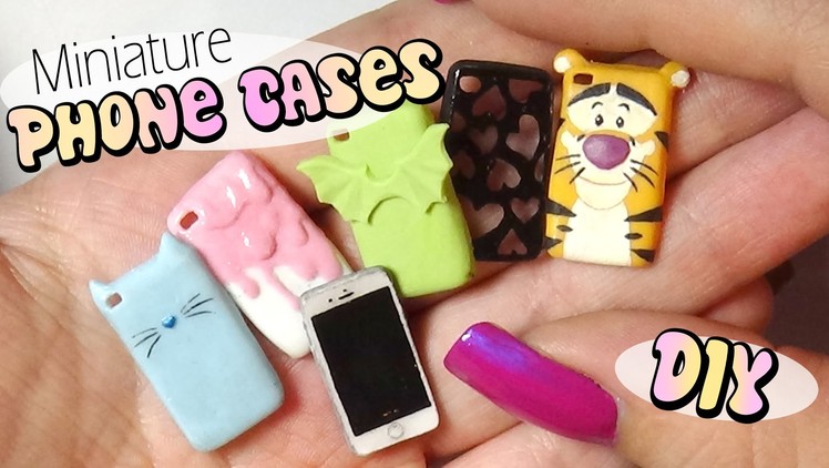 Cute & Easy Miniature Phone Case Tutorial. Doll.Dollhouse
