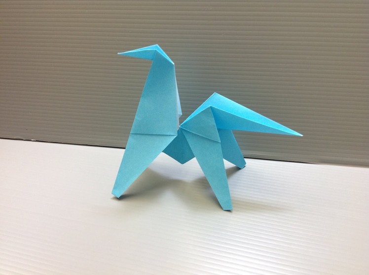 Daily Origami: 090 - Flipping Horse