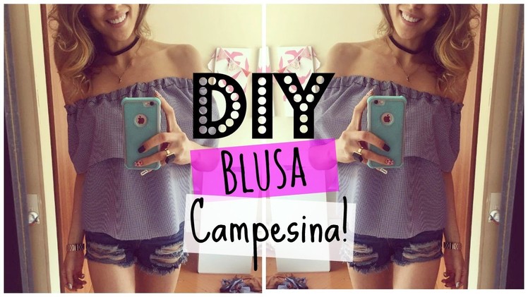 DIY Blusa campesina! - Pautips