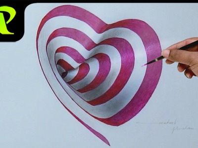 Drawing a 3D Heart Hole