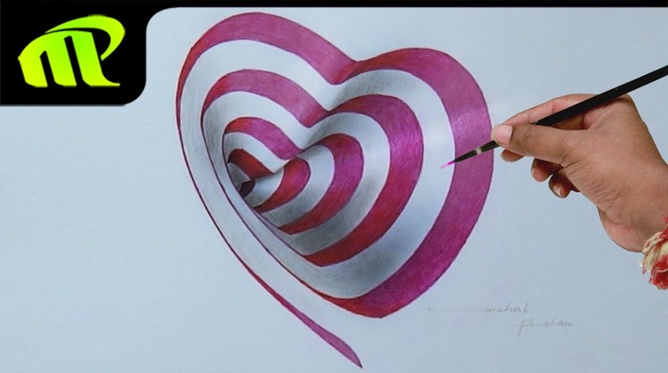 Drawing a 3D Heart Hole