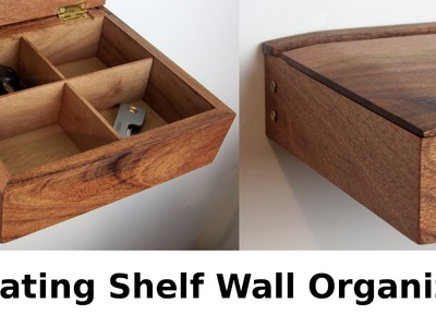 Floating Wall Shelf Organizer Box