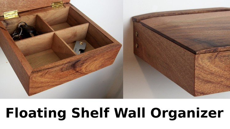 Floating Wall Shelf Organizer Box