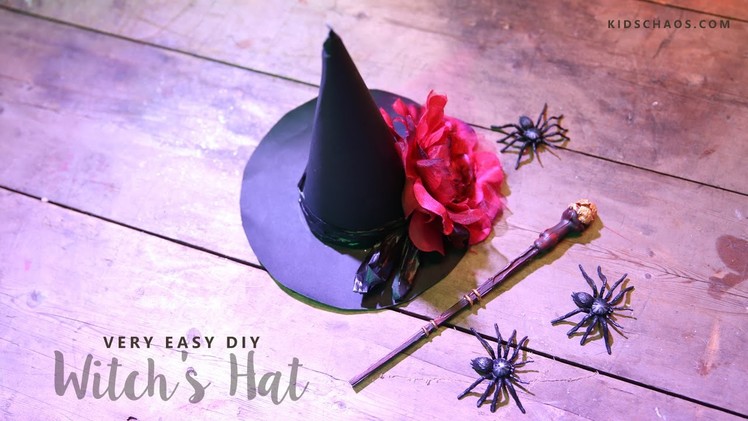 Halloween Crafts; Easy Witch's Hat
