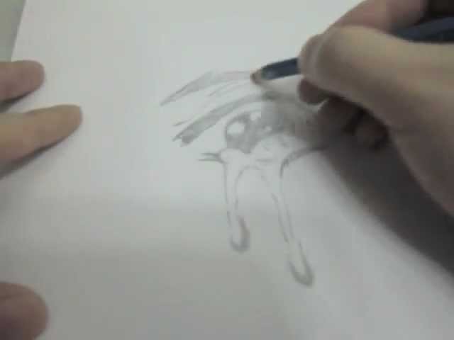 How to draw teary tear  crying manga eyes