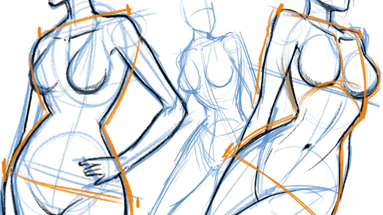 How To Draw THE FEMALE BODY