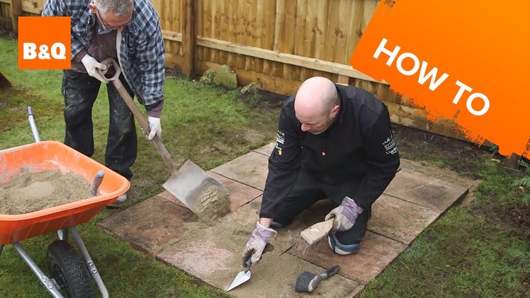 How to lay a shed base