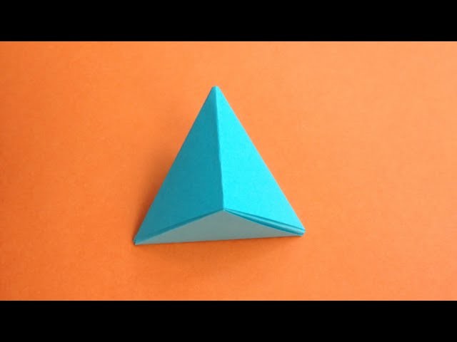 How to make a paper Pyramid. .