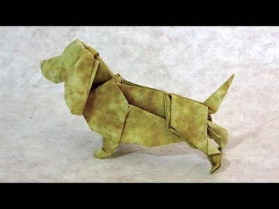 How to make an origami Basset Hound