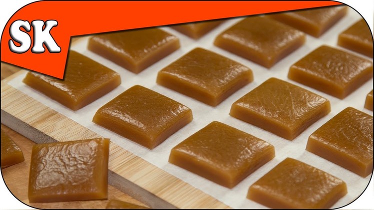 HOW TO MAKE CARAMELS - Chewy Caramel Toffee