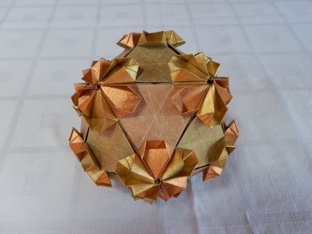How to make Origami Sakura Polyhedra (Martin Sejer Andersen)
