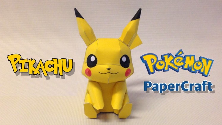 How to make Pikachu Papercraft from Pokemon Go