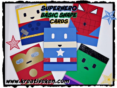 HOW TO MAKE SUPER HERO CARDS