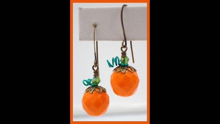 Must Know Monday (10.10.16) Pumpkin Earrings