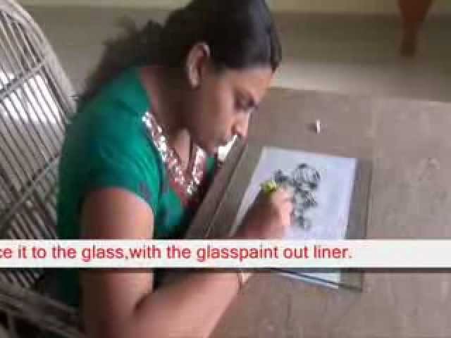 Must see! RARE!! Home Decor,Glass painting,decorate yr walls & glass tables.