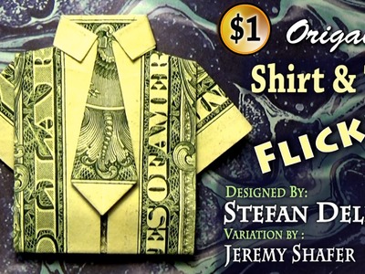 Origami Dollar Shirt & Tie Flicker