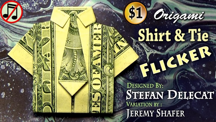 Origami Dollar Shirt & Tie Flicker