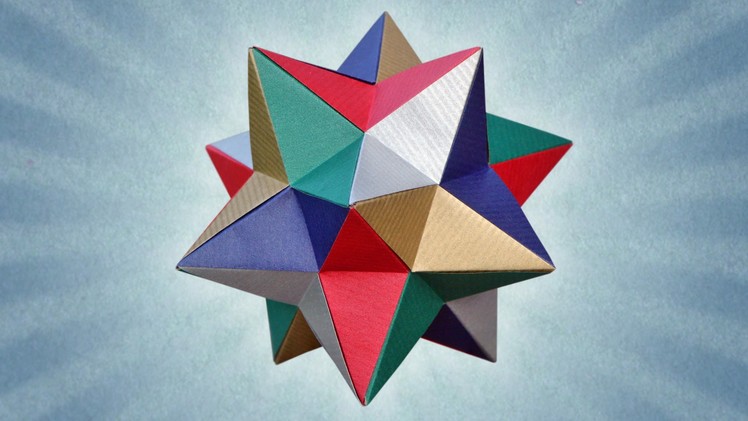 Origami Lesser Stellated Dodecahedron (Meenakshi Mukerji)