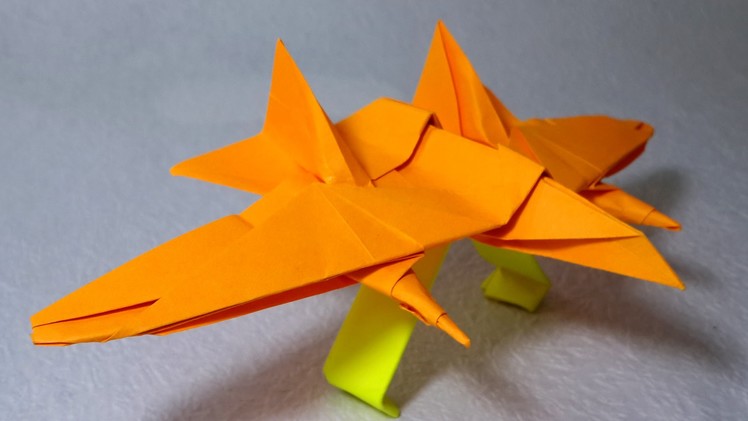 Origami paper Jet fighter that flies tutorial (Henry Phạm)