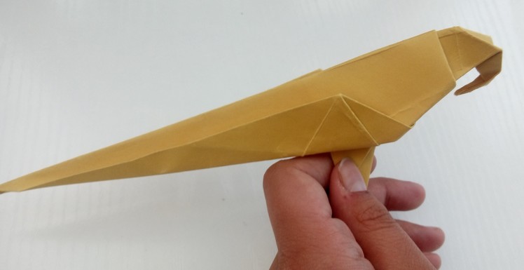 Origami parrot.easy and simple