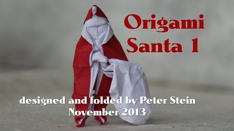 Origami Santa 1