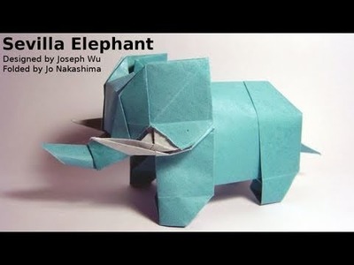 Origami Sevilla Elephant (Joseph Wu) - Not a Tutorial