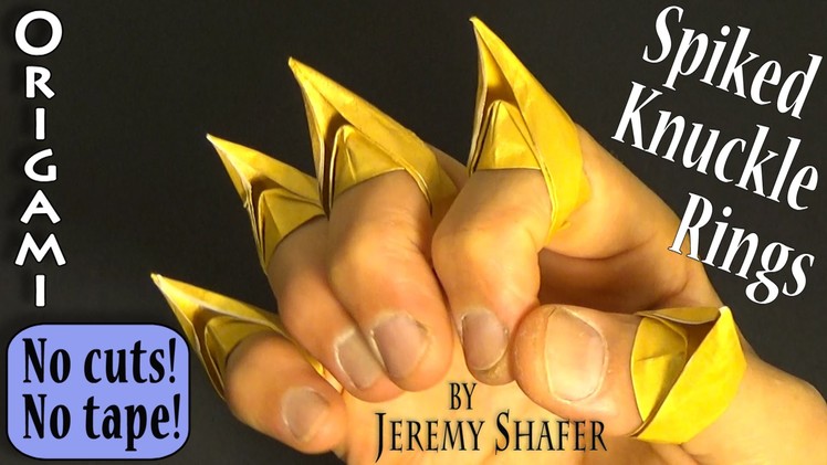 Origami Spiked Knuckles!