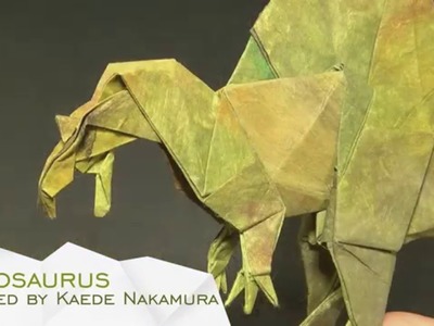 Origami Spinosaurus by Kaede Nakamura (Time- Lapse)