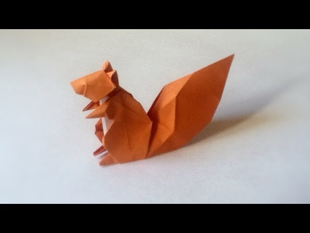 Origami Squirrel tutorial (Hideo Komatsu)
