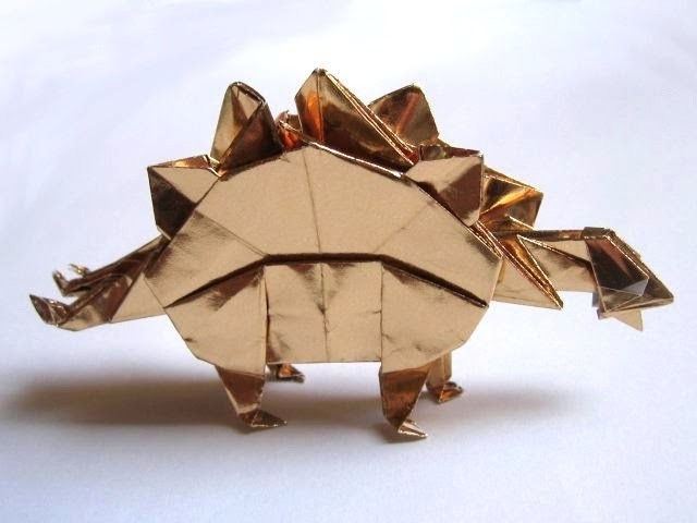 Origami Stegosaurus by John Montroll (Part 3 of 3)