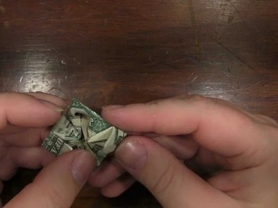 Origami Turtle with a US dollar bill