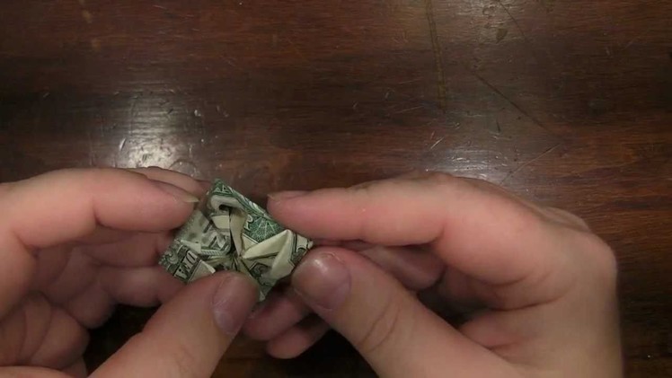 Origami Turtle with a US dollar bill