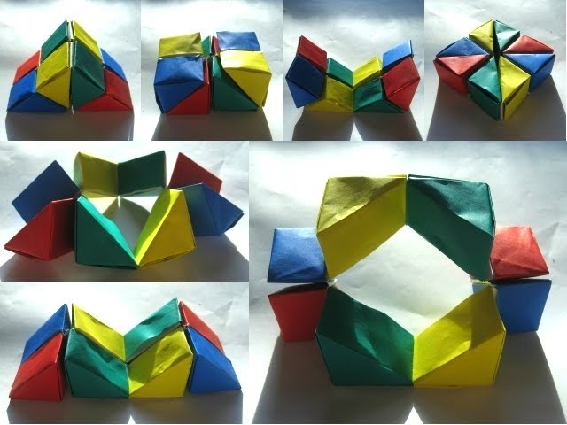 Origami "Wedge Flexicube" by David Brill (Part 1 of 3)