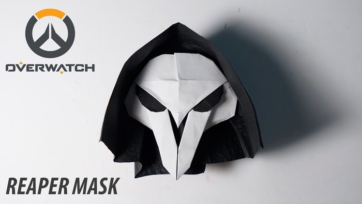 OVERWATCH - Origami Reaper's Mask Tutorial (for Halloween) (Henry Pham)