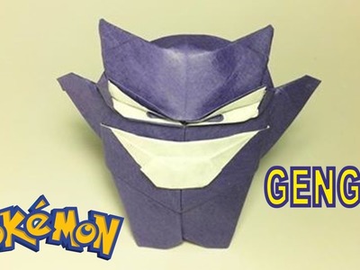 Pokemon Go: Origami pokemon Gengar by PaperPh2 Tutorial
