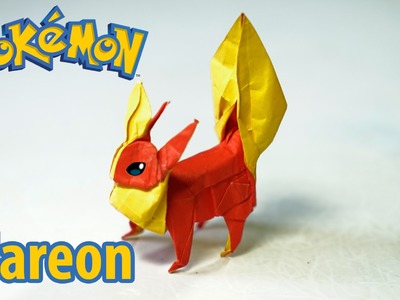 POKEMON - Origami Flareon tutorial (Henry Phạm.Aidan Johnathan)