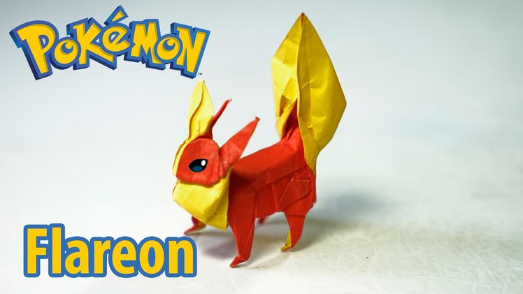 POKEMON - Origami Flareon tutorial (Henry Phạm.Aidan Johnathan)