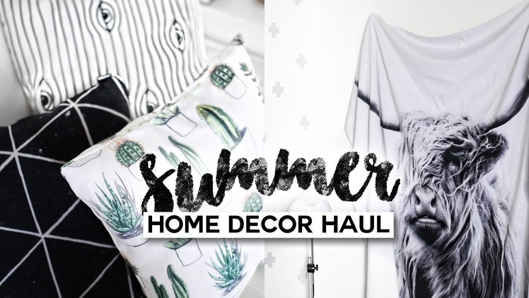 Summer Home Decor Haul. Minimal & Modern | Imdrewscott