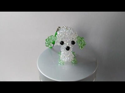 水晶串珠 動物類飾品 貴賓犬 1.2
