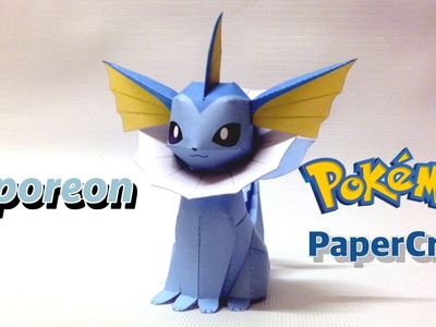 Vaporeon Pokemon PaperCraft