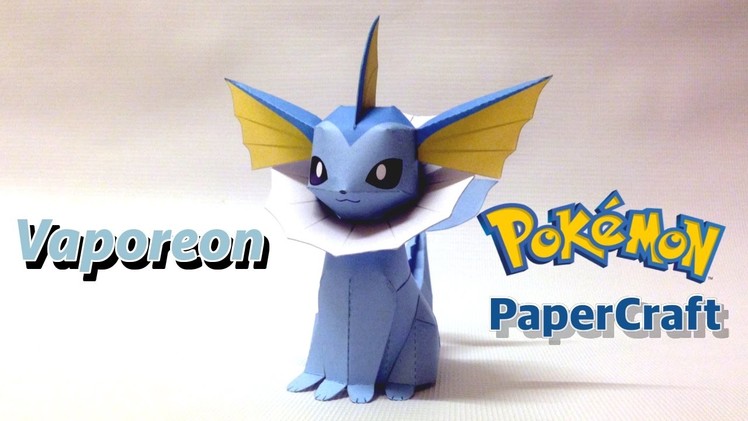 Vaporeon Pokemon PaperCraft