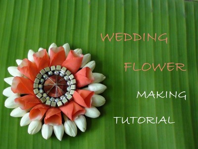 Wedding flower making tutorial video