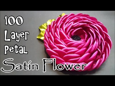 100 Layer Satin Flower | MyInDulzens #100layerchallenge