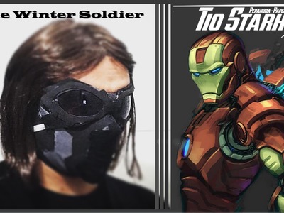 #12 Tio Stark - Pepakura. Papercraft - Soldado Invernal ( The Winter Soldier ) [como fazer]