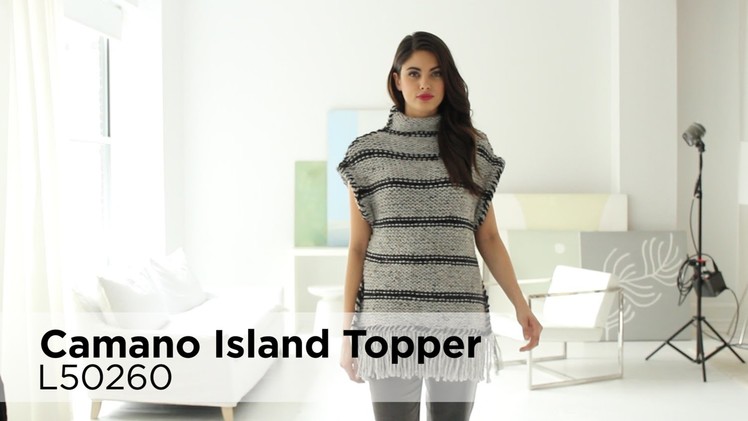 Camano Island Topper made with Wool-Ease® Thick & Quick®