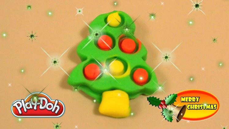 Christmas Play-Doh Creation Playdough Christmas Tree Santa Claus Decoration Toys | TheChildhoodLife