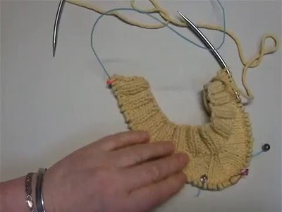 Conti-Rag, back neck shape with pre-knit collar join